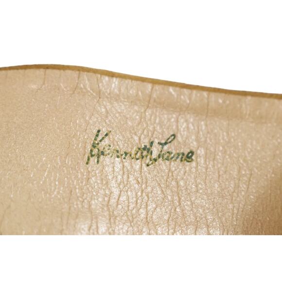 Vintage Kenneth Jay Lane Suede Belt with Large Gold Fish Buckle main image 4